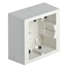 VIMAR - Scatola Parete Avorio Profondità 43,5mm per 1-2 Moduli Idea Plana Eikon con Supporti e Placche