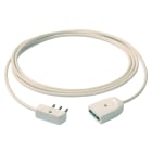 VIMAR - Cavo Prolunga 3G1+Spina Piatta 5M Bianco - Cordone Prolungatore Lineare 5 Metri, H05Vv-F, 16 A 250 V~ Standard Italiano, Sicury, Potenza 3680 W