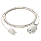 VIMAR - Prolunga Elettrica Universale 3 Metri 3G1 Bianco - Cavo Lineare 3 Conduttori 1 Mm² Spina 16A 250V Presa Sicury 3680W