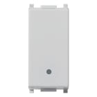 VIMAR - Interruttore 1P 20Ax Silver Illuminabile Tasto Sostituibile Max 250 W Per Lampade Con Alimentatore Integrato