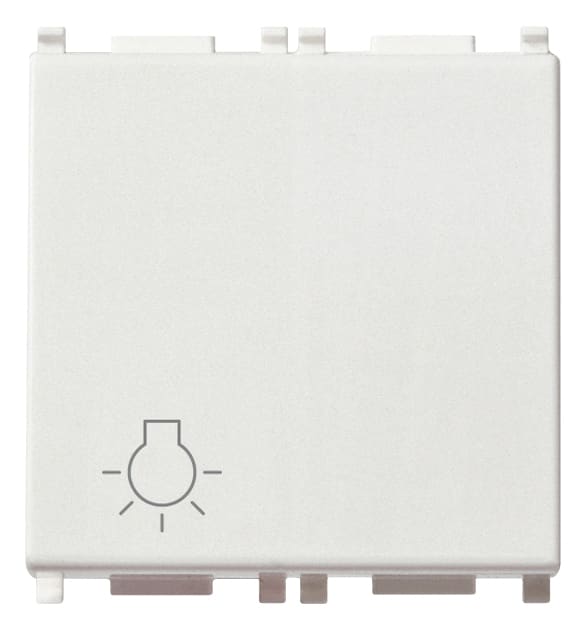 VIMAR - PULSANTE 1P NO 10A LUCE 2M BIANCO