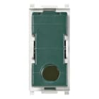 VIMAR - Meccanismo Invertitore 1P 16Ax Illuminabile, Completo Con Tasto 1-2-3 Moduli, 250 V~ 200 W Max Lampade Alimentatore Integrato