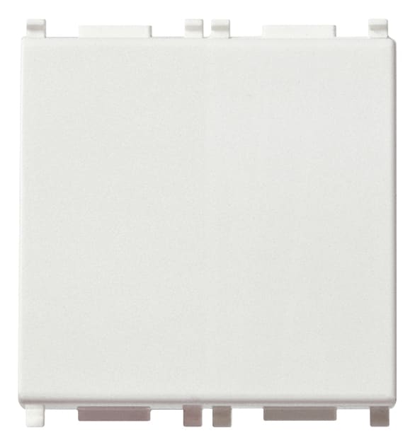 VIMAR - Invertitore 1P 16Ax 2M Bianco Illuminabile Tasto Sostituibile 2 Moduli 200 W Per Lampade Con Alimentatore Integrato