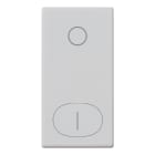 VIMAR - Tasto Intercambiabile Modulo Simbolo Interruttore Illuminabile Ad Anello Silver