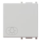 VIMAR - Tasto Intercambiabile 2 Moduli Simbolo Luce Illuminabile Silver