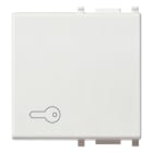 VIMAR - Tasto Intercambiabile 2 Moduli Simbolo Chiave Bianco Illuminabile