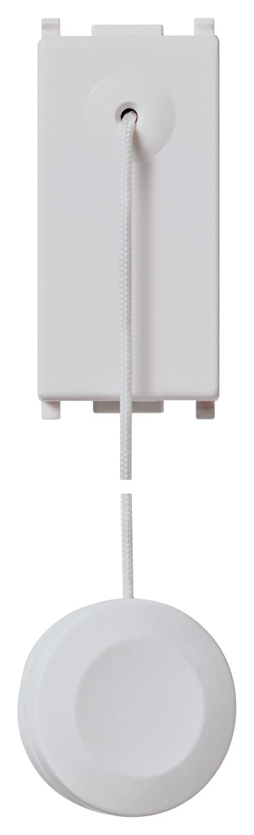 VIMAR - Pulsante 1P 10A Silver Tirante 250V Cordone Pomello