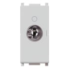 VIMAR - Interruttore 2P 16(3)A con Chiave Silver per Montaggio Indipendente 250V~ - Installazione con Accessori Serie Plana