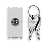 VIMAR - Pulsante 2P 16A con Chiave Unificata Silver 250V