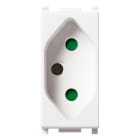 VIMAR - PRESA SICURY 2P+T 20A BRASILIANO BIANCO