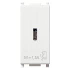 VIMAR - Alimentatore USB Tipo C 5V 1,5A Bianco per Dispositivi Elettronici