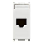 VIMAR - Presa Rj45 Netsafe Cat5E Ftp 110 Bianco - Connettore Schermato Universale T568A/B, 8 Contatti, Morsetti Ad Incisione D'Isolante Compatibile