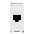 VIMAR - Presa Rj45 Netsafe Cat6Utp Antibatterico - Bianco, Cablaggio Universale T568A/B