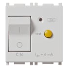 VIMAR - Interruttore Automatico Magnetotermico Differenziale 1P+N C16 6Ma Silver - 2 Moduli