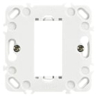 VIMAR - Supporto 1 Modulo con Griffe per Scatole Da Incasso Grigio Ø 60 Mm