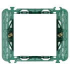 VIMAR - Supporto 2 Moduli con Griffe per Scatole da Incasso 60mm Interasse 57mm