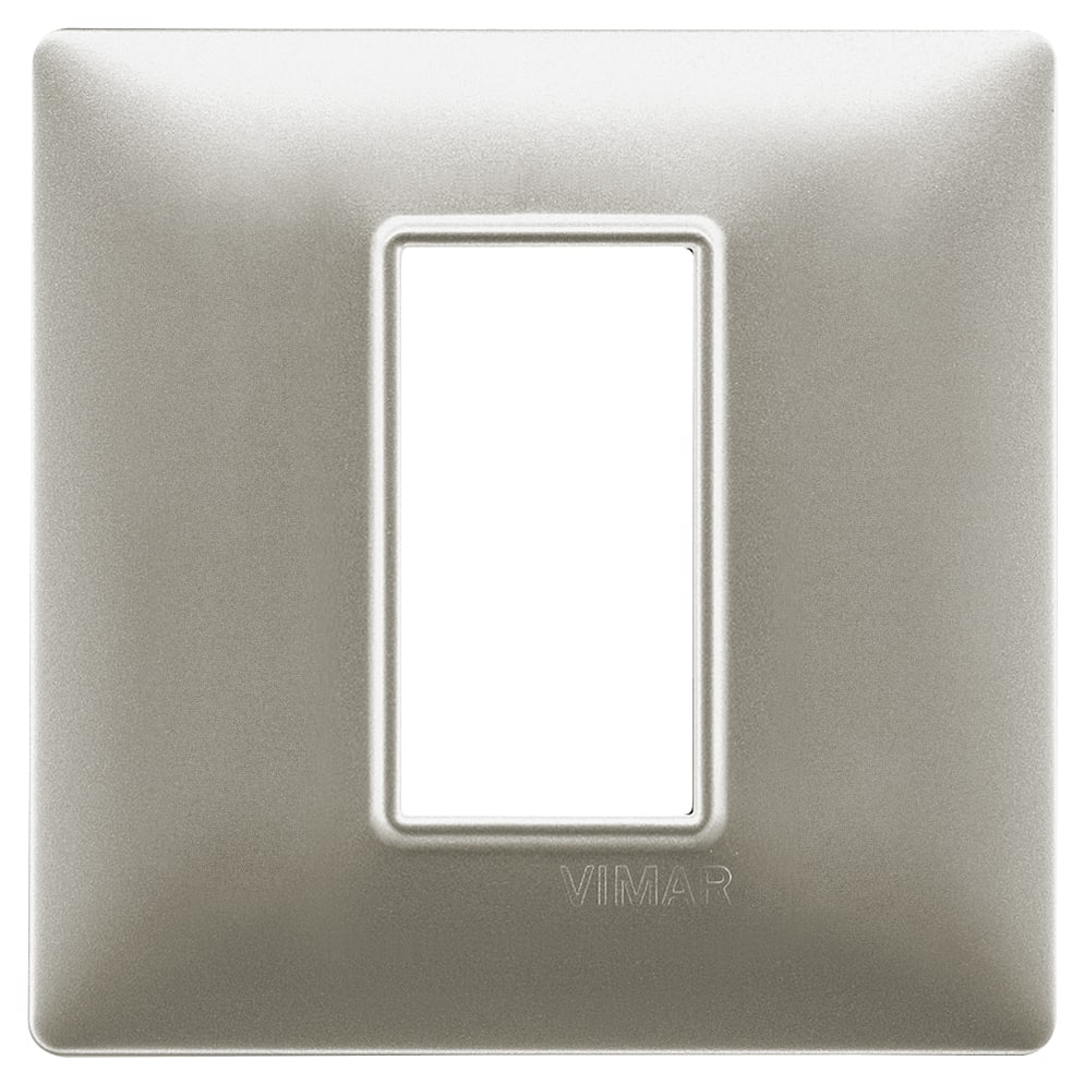 VIMAR - PLACCA 1M NICHEL OPACO