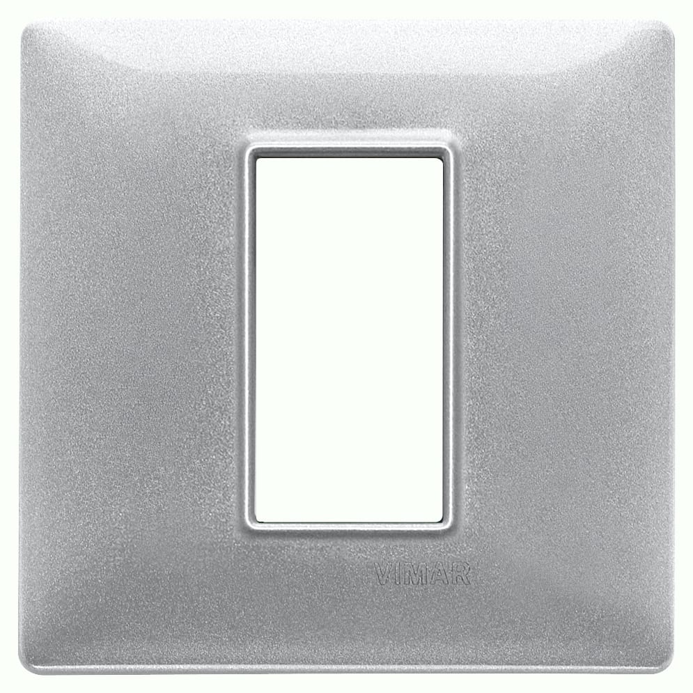VIMAR - Placca 1 Modulo Tecnopolimero Silver