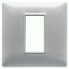 VIMAR - Placca 1 Modulo Tecnopolimero Silver