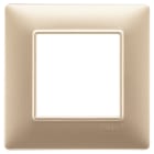 VIMAR - PLACCA 2M CHAMPAGNE OPACO