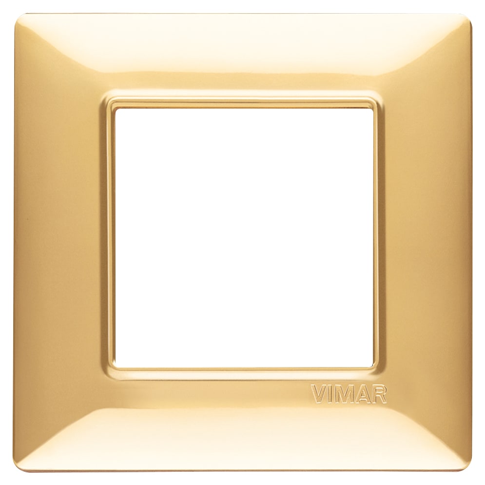 VIMAR - PLACCA 2M ORO LUCIDO