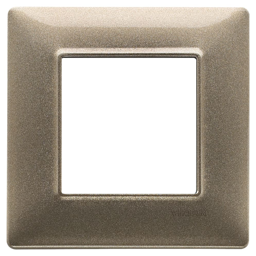 VIMAR - PLACCA 2M BRONZO METALLIZZATO