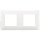 VIMAR - Placca 4 Moduli Interasse 71 Mm Tecnopolimero Reflex Neve
