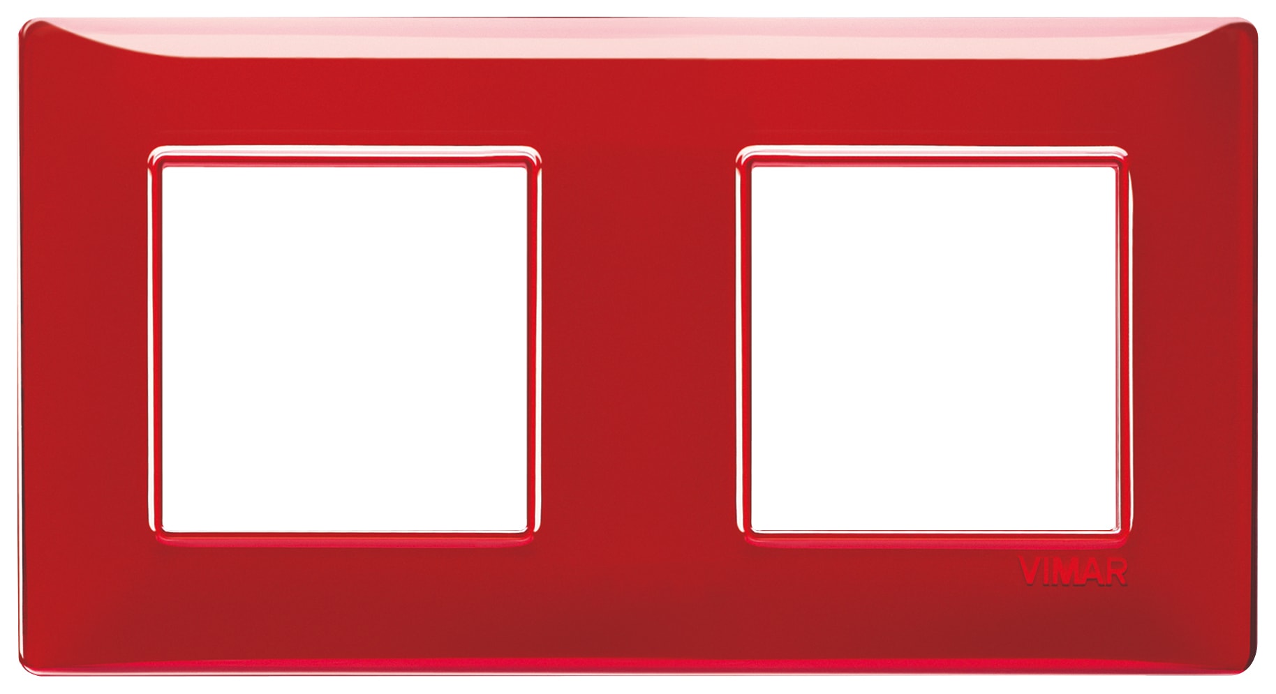 VIMAR - PLACCA 4M (2+2) INT71 REFLEX RUBINO