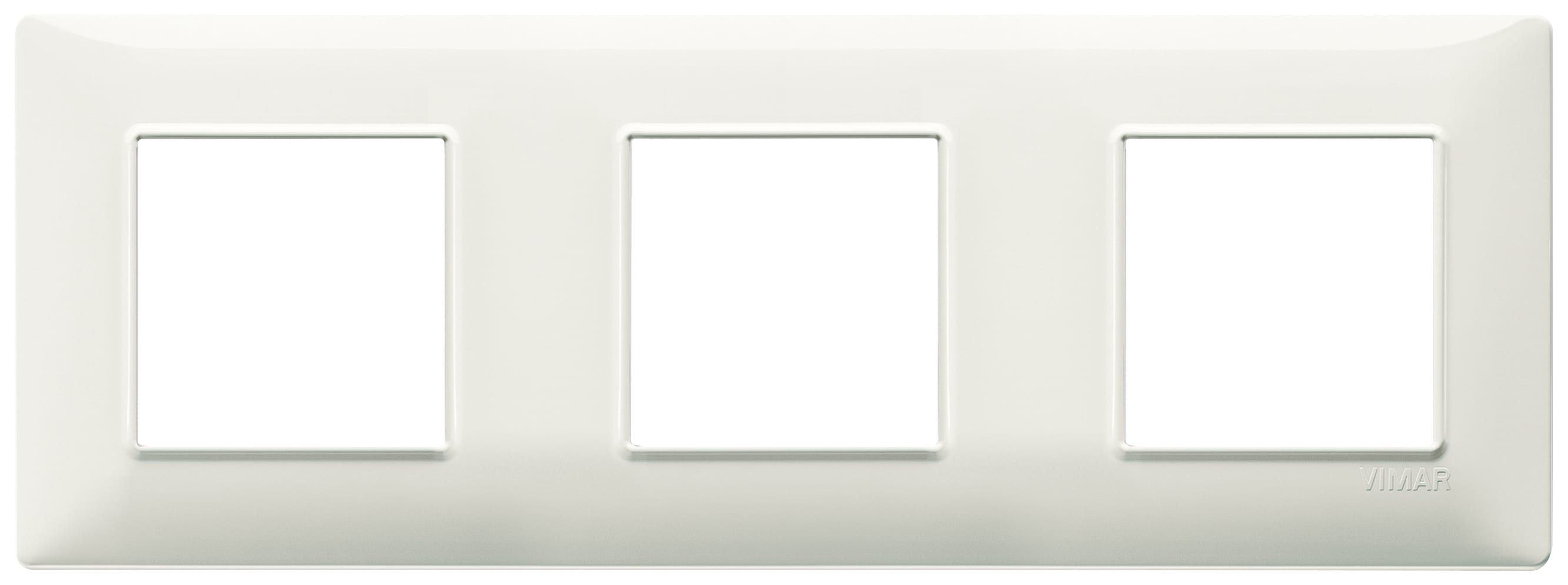 VIMAR - Placca 6 Moduli Interasse 71 Mm Avorio Tecnopolimero