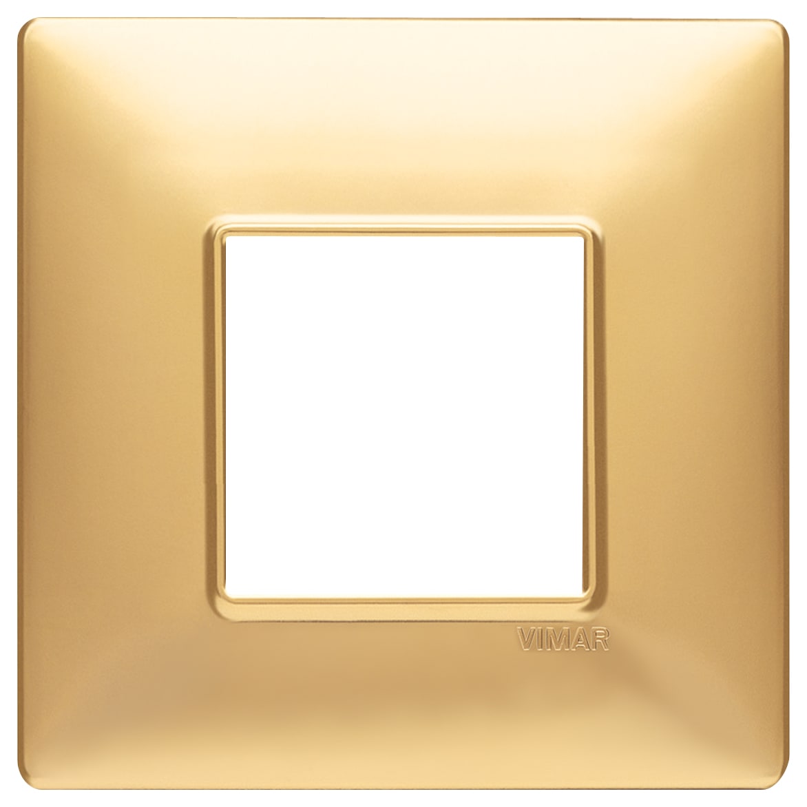 VIMAR - PLACCA 2M BS ORO OPACO