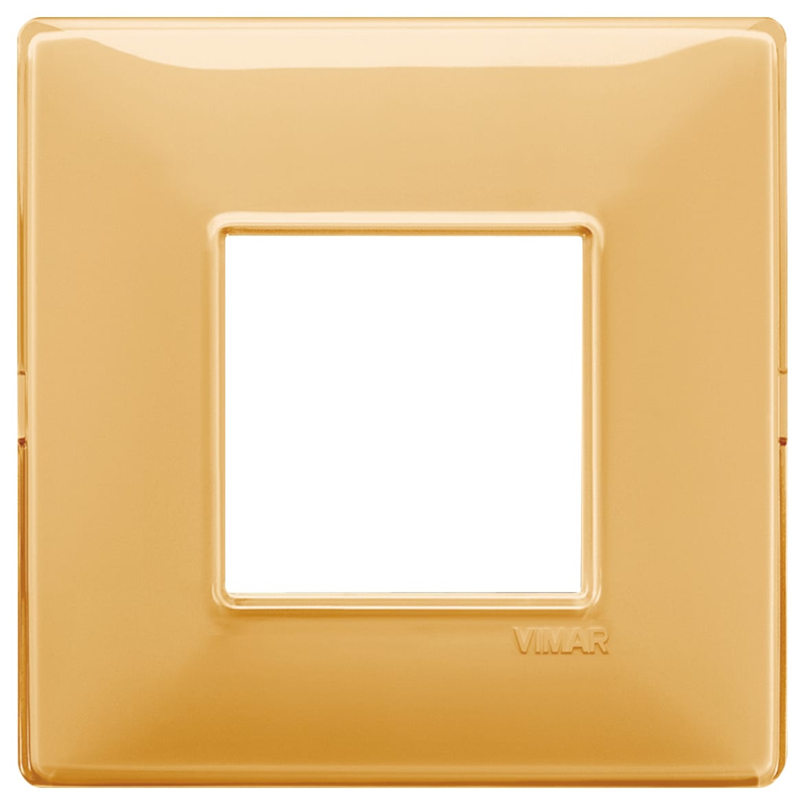 VIMAR - PLACCA 2M BS REFLEX AMBRA
