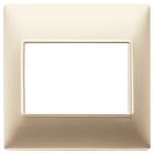 VIMAR - Placca 3 Moduli in Tecnopolimero Champagne Opaco