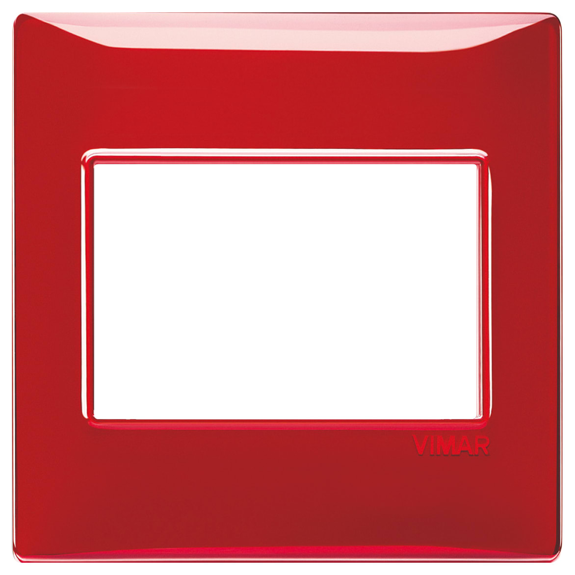 VIMAR - PLACCA 3M BS REFLEX RUBINO