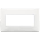 VIMAR - Placca 5 Moduli Tecnopolimero Reflex Neve