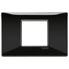 VIMAR - PLACCA 2M CENTRALI NERO