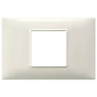 VIMAR - PLACCA 2M CENTRALI BIANCO GRANITO
