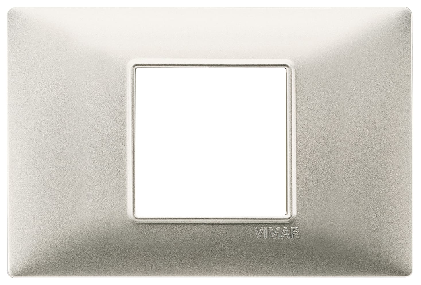 VIMAR - PLACCA 2M CENTRALI NICHEL OPACO