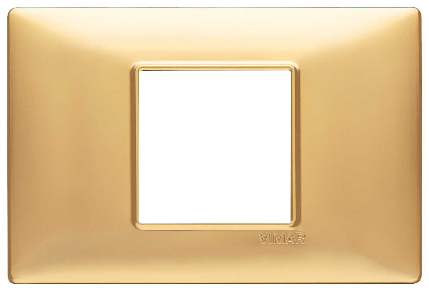 VIMAR - PLACCA 2M CENTRALI ORO OPACO