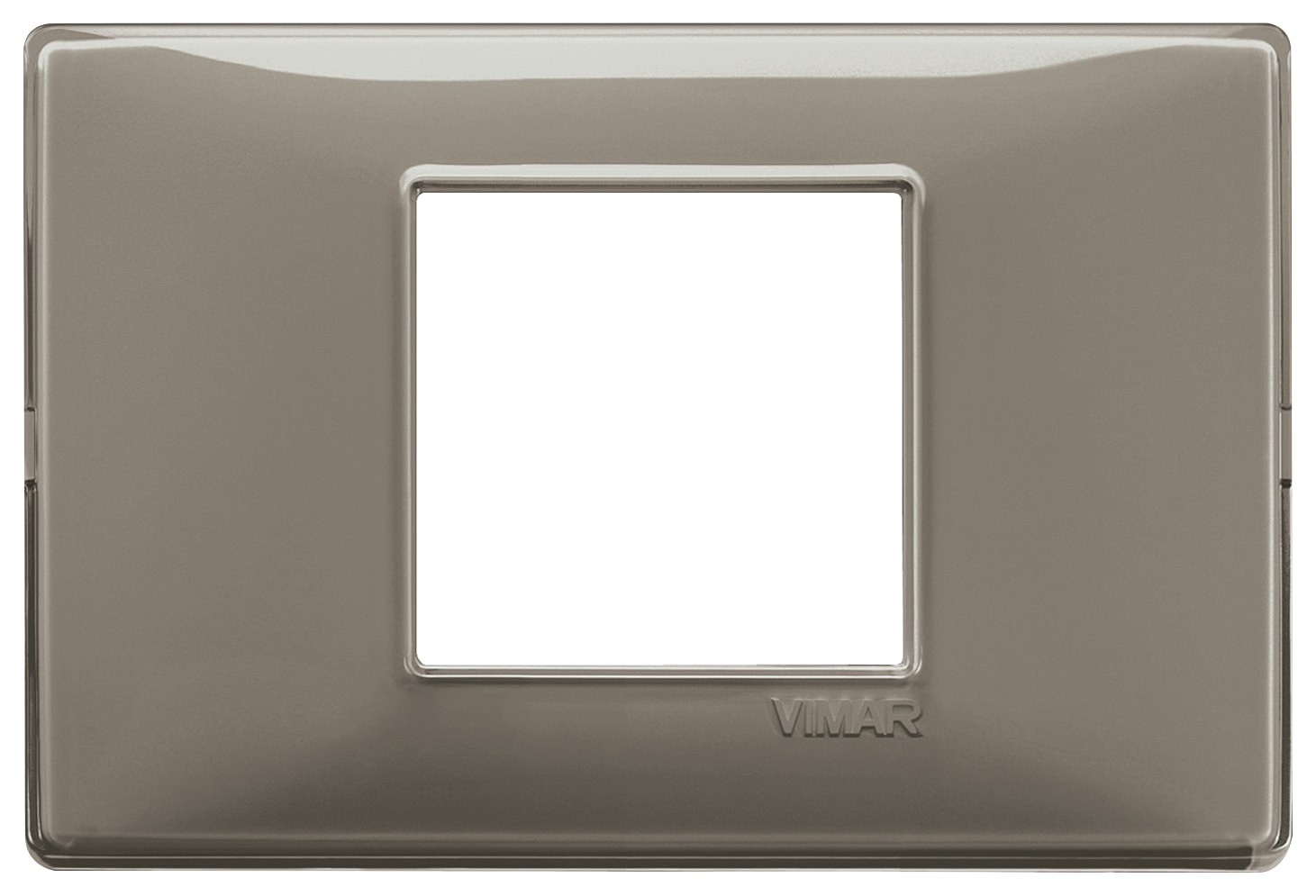 VIMAR - PLACCA 2M CENTRALI REFLEX CENERE