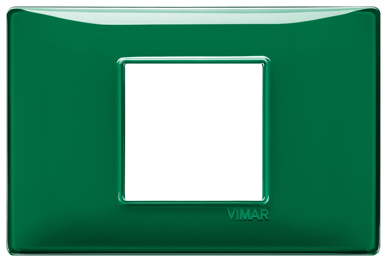 VIMAR - PLACCA 2M CENTRALI REFLEX SMERALDO