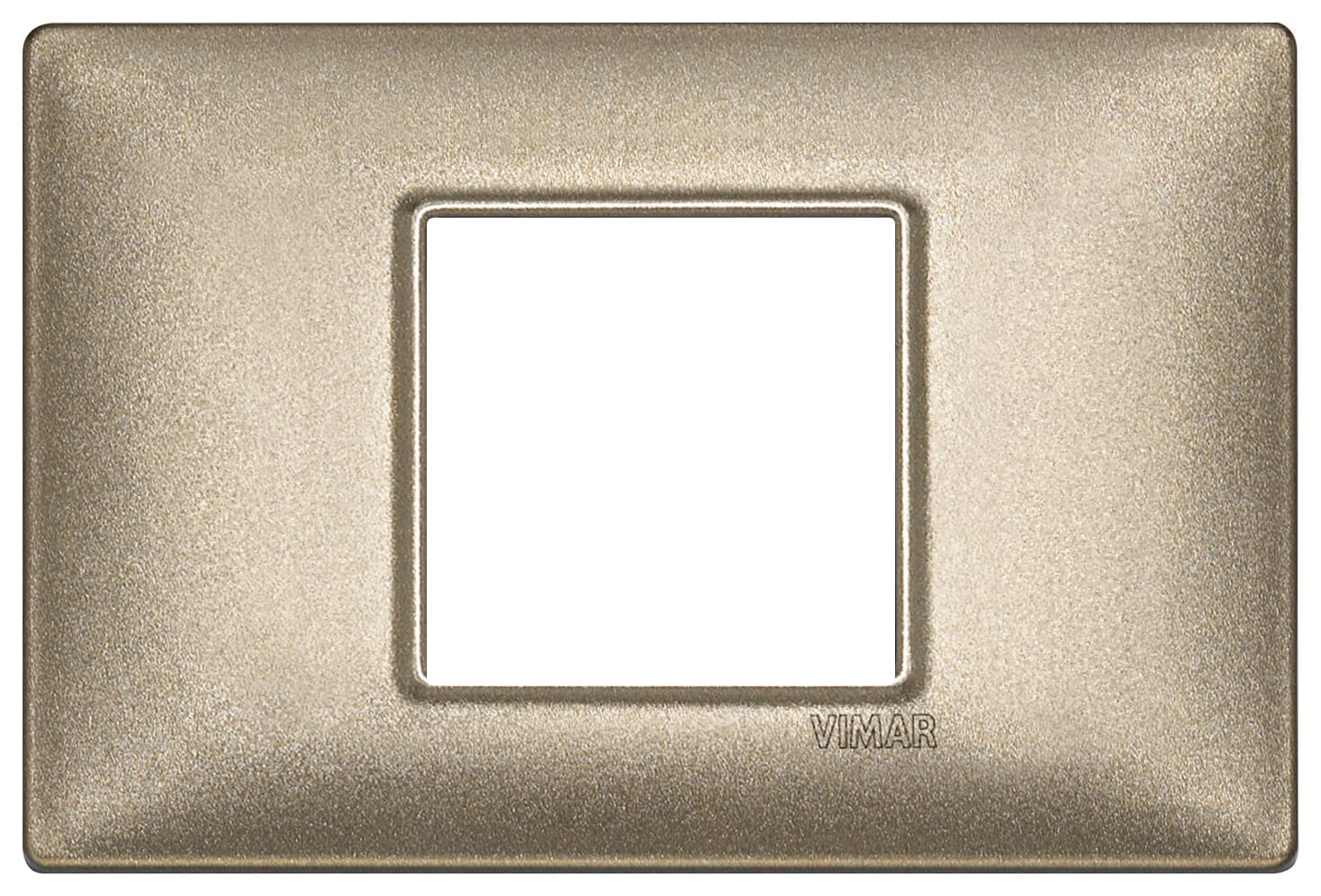 VIMAR - PLACCA 2M CENTRALI BRONZO METALLIZZATO