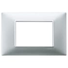 VIMAR - PLACCA 3M ARGENTO OPACO