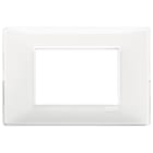 VIMAR - Placca 3 Moduli Tecnopolimero Reflex Neve