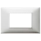 VIMAR - PLACCA 3M ALLUMINIO SPAZZOLATO