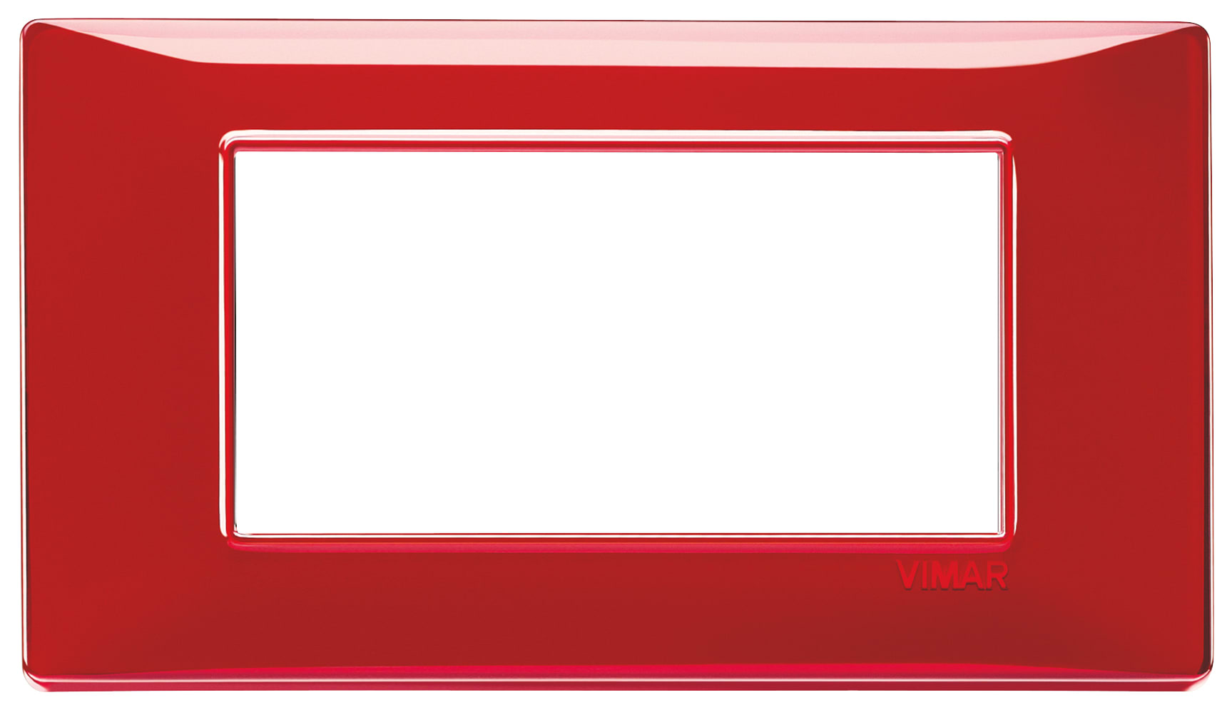 VIMAR - PLACCA 4M REFLEX RUBINO