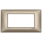 VIMAR - PLACCA 4M BRONZO METALLIZZATO