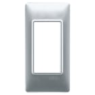 VIMAR - PLACCA 1M PANNELLI ARGENTO OPACO