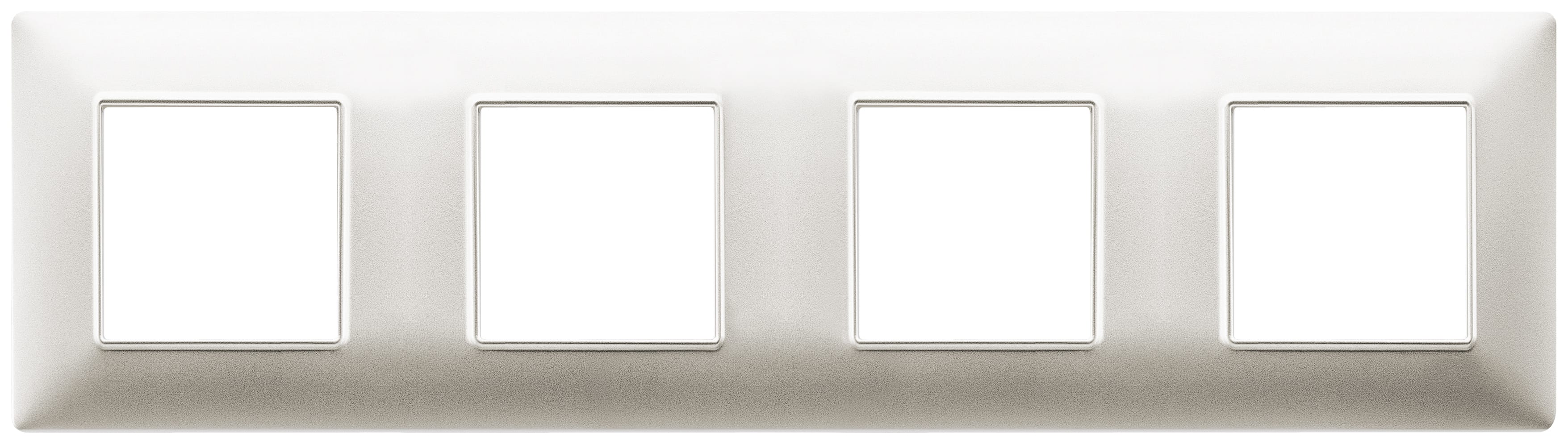 VIMAR - PLACCA 8M (2+2+2+2)INT71 CHAMPAGNE OPACO