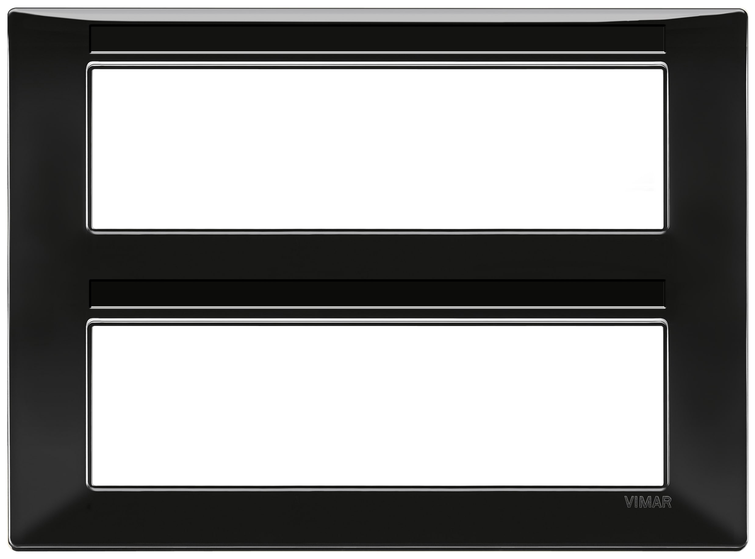 VIMAR - PLACCA 14M NERO