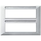 VIMAR - PLACCA 14M ARGENTO OPACO